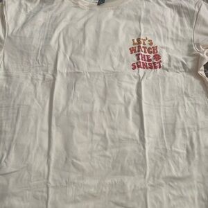 let’s watch the sunset t shirt